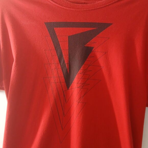 WWE Finn Balor Red 100% Cotton Graphic Crew Neck Tee-Shirt T-Shirt Size Medium - Picture 3 of 6